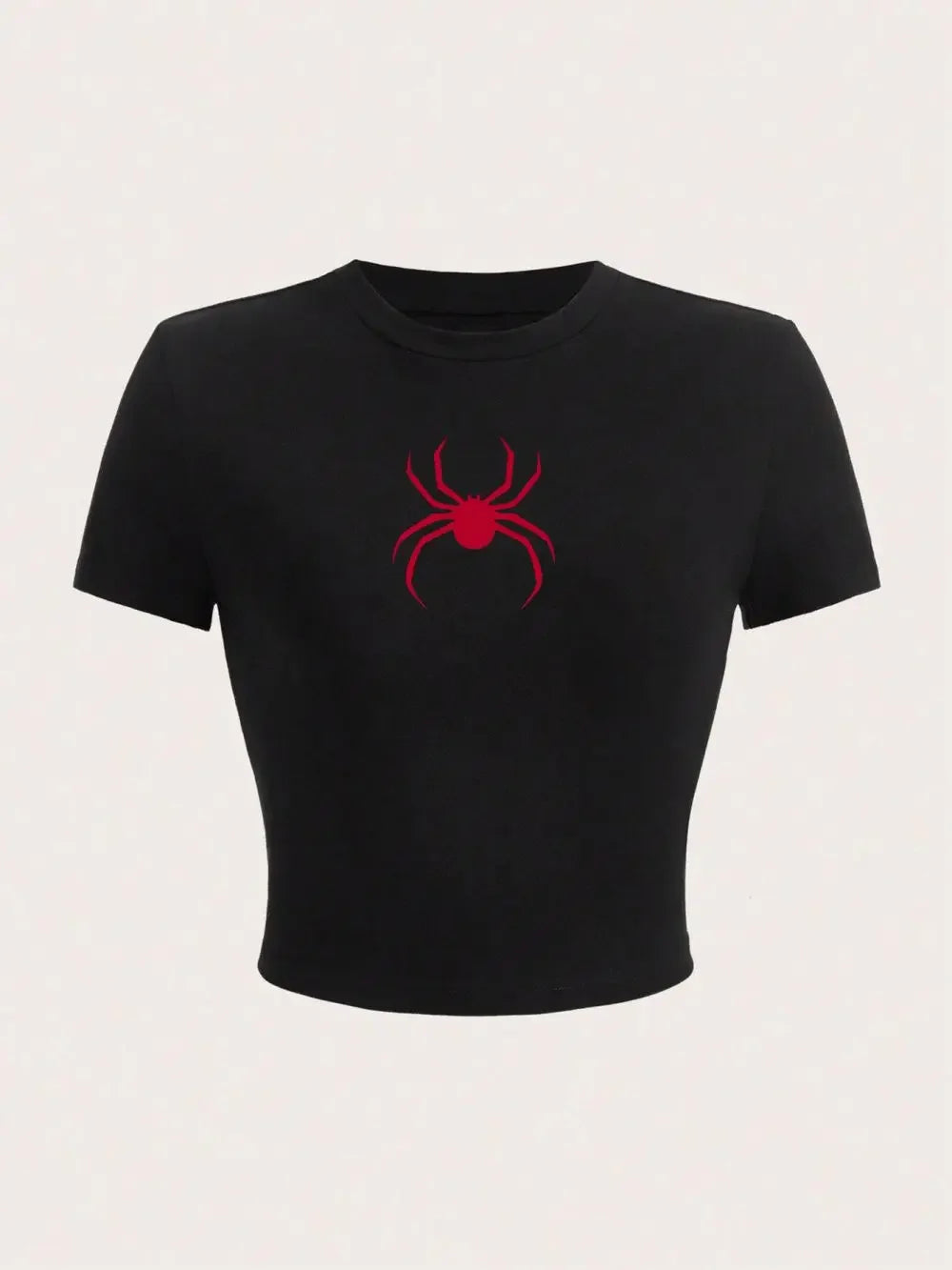 Red Spider Crop T-Shirt