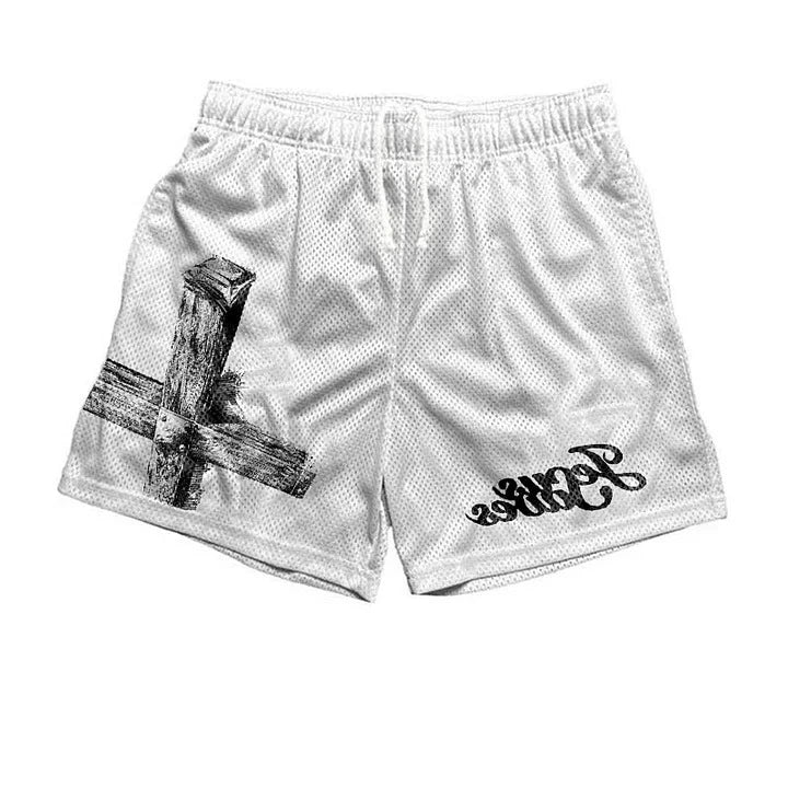 Jesus Saves Street Shorts