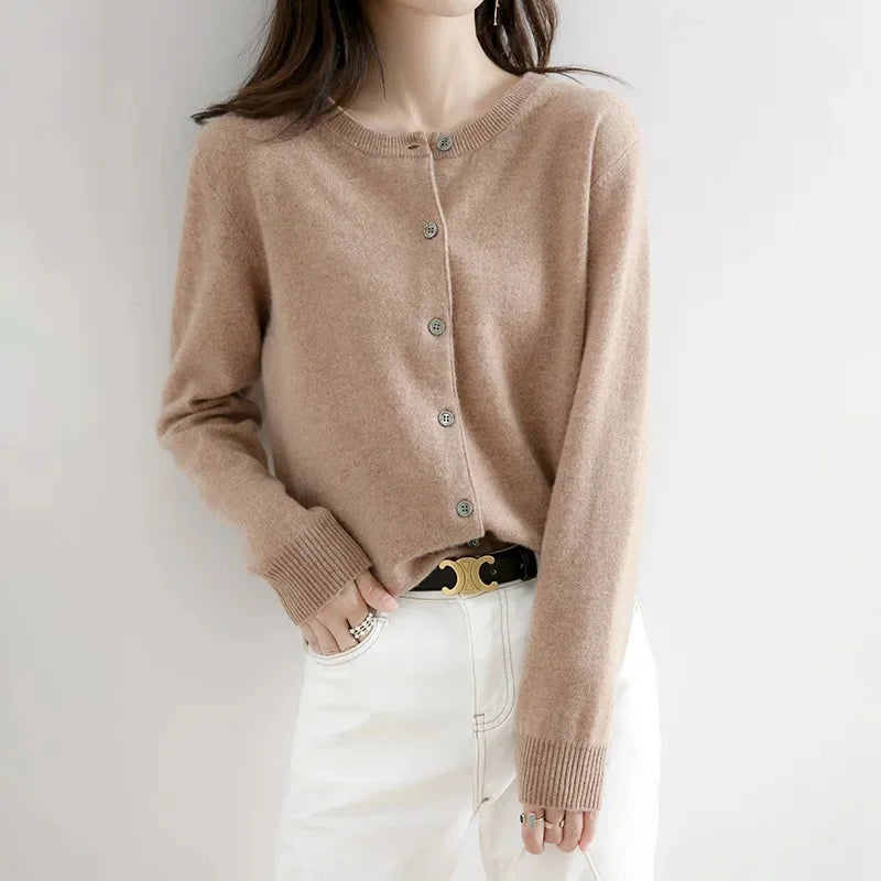 Lightweight Knit Open Cardigan – Women's Sweater
