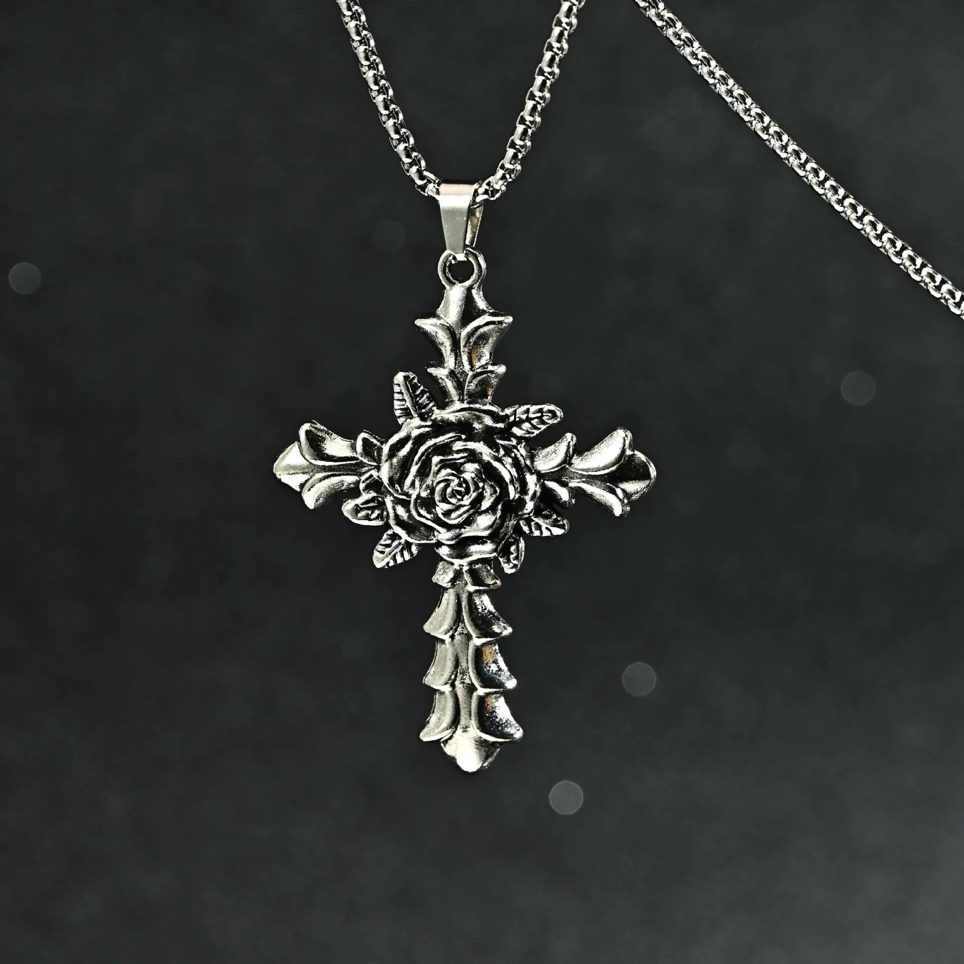 Titanium Cross Necklace