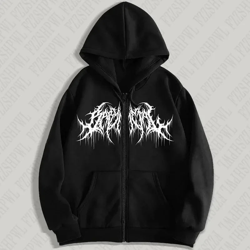 Gothic Y2K Street Hoodie