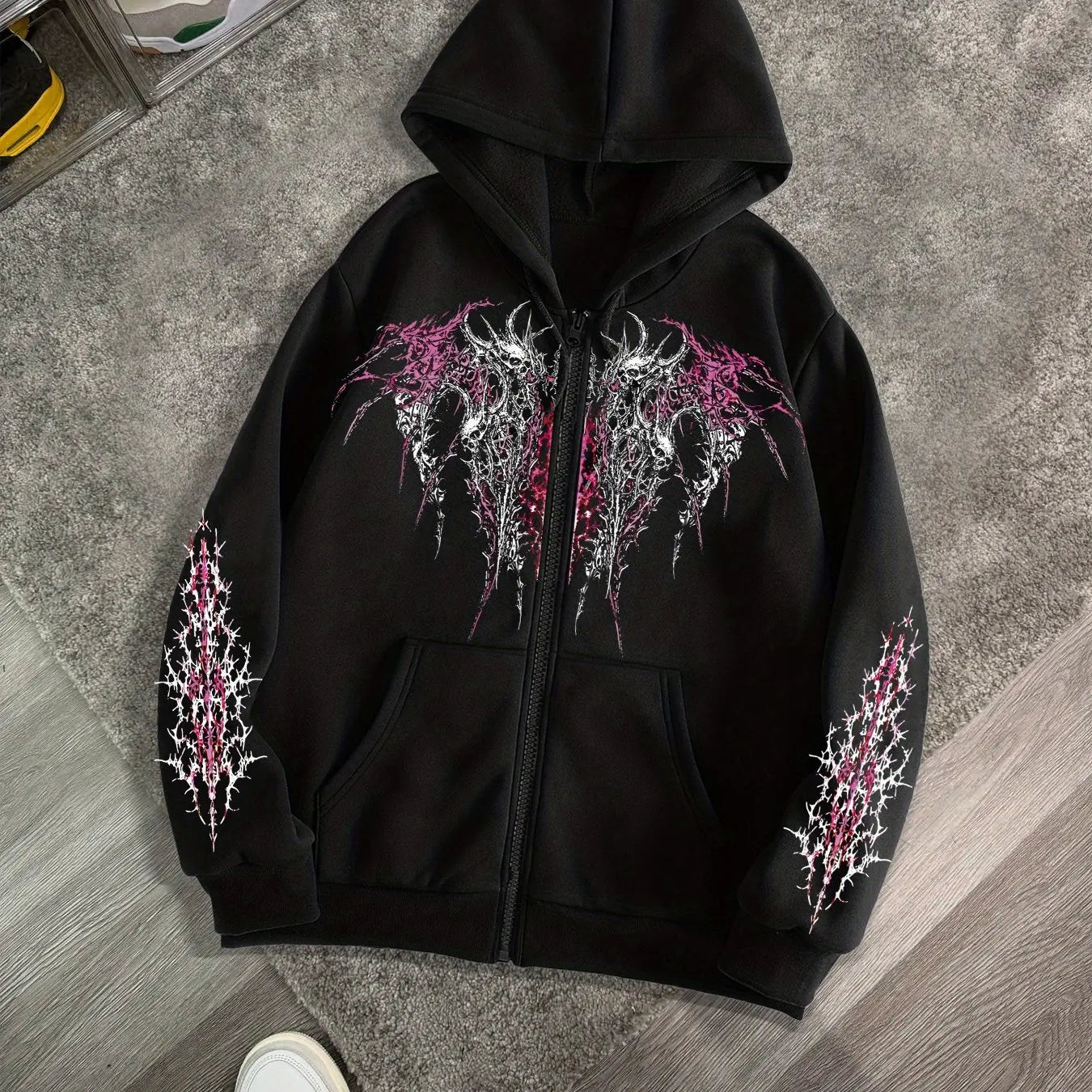 Gothic Zip Hoodie
