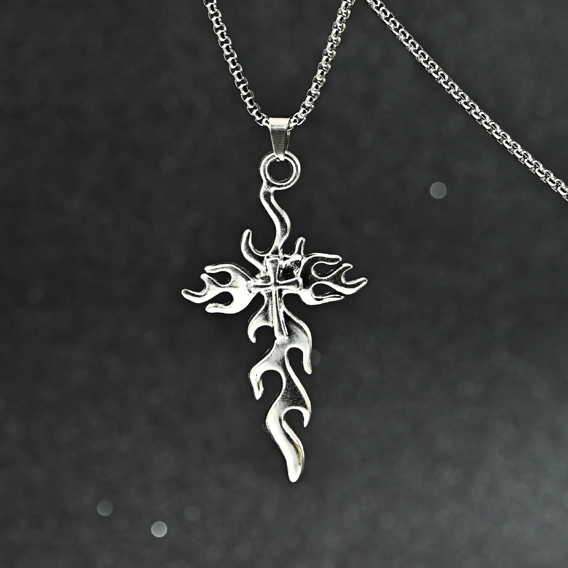 Titanium Cross Necklace