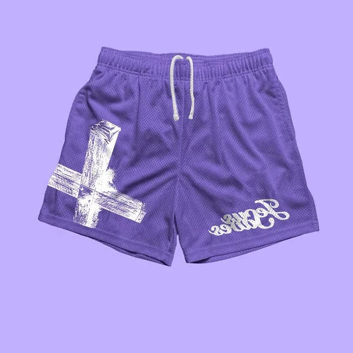Jesus Saves Street Shorts