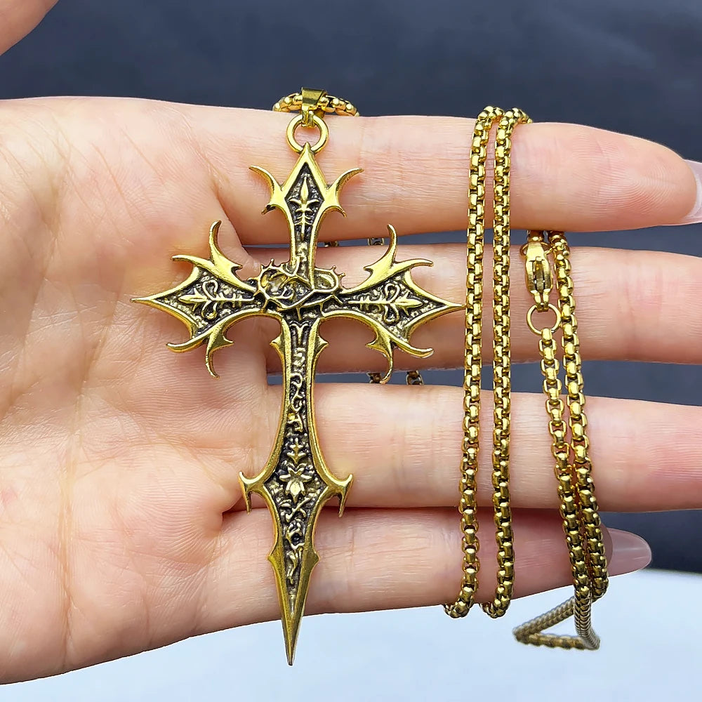 Gothic Cross Necklace