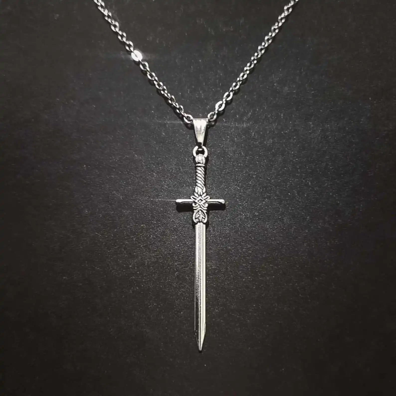 Knife Sword Pendant Necklace