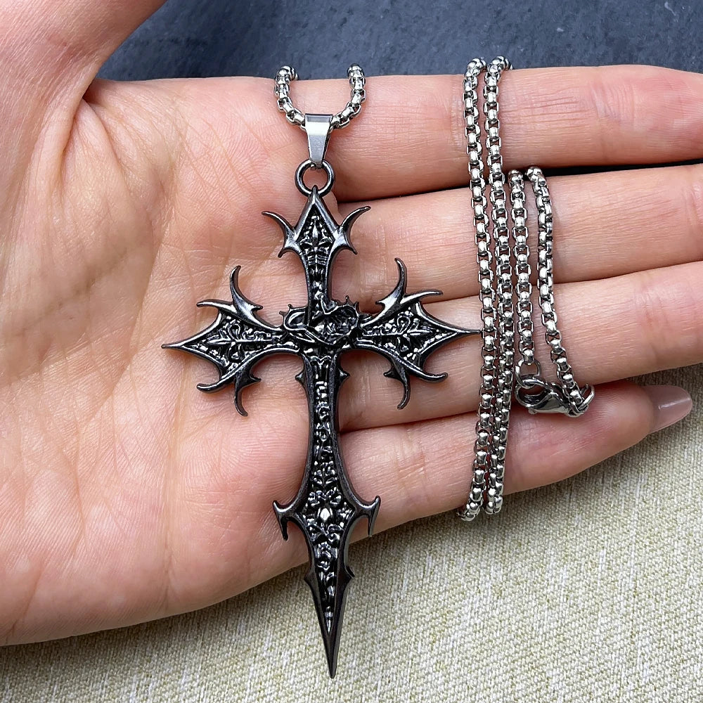 Gothic Cross Necklace