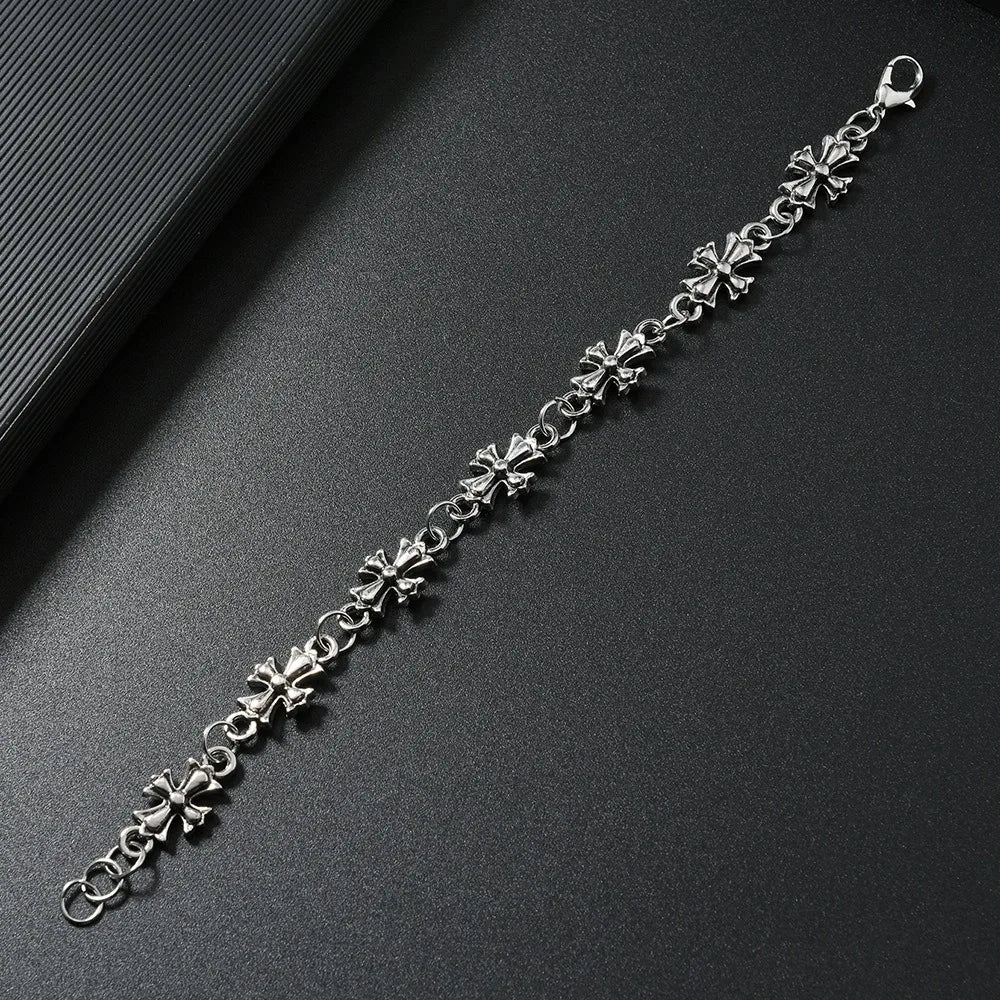 Gothic Cross Bracelet
