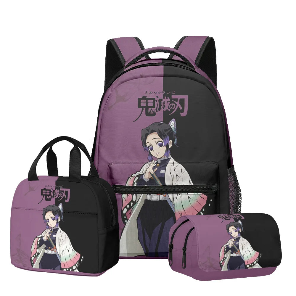 Demon Slayer Backpack Set