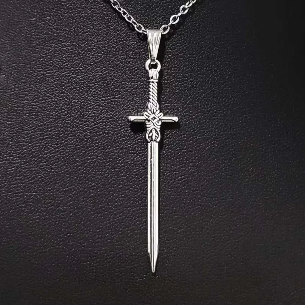 Knife Sword Pendant Necklace