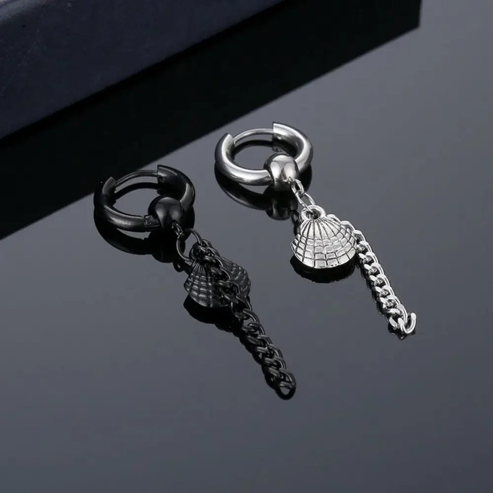 Cross Feather Stud Earrings