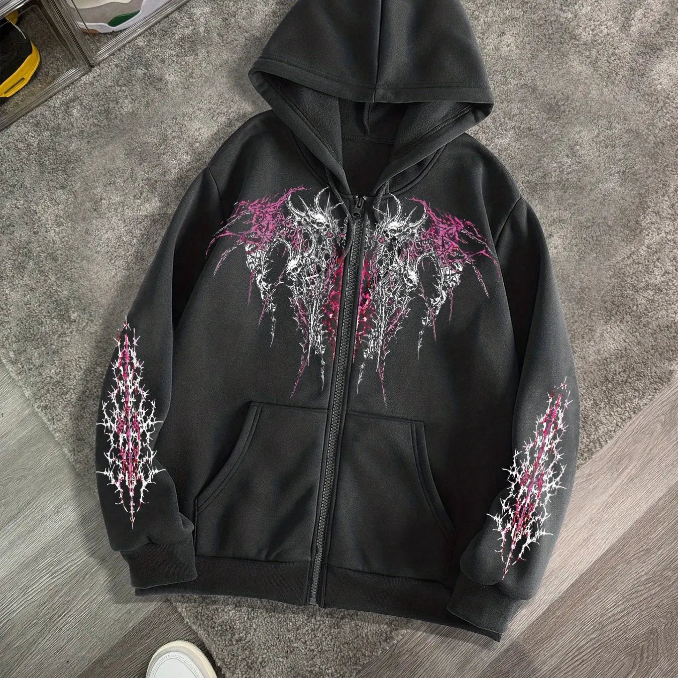 Gothic Zip Hoodie