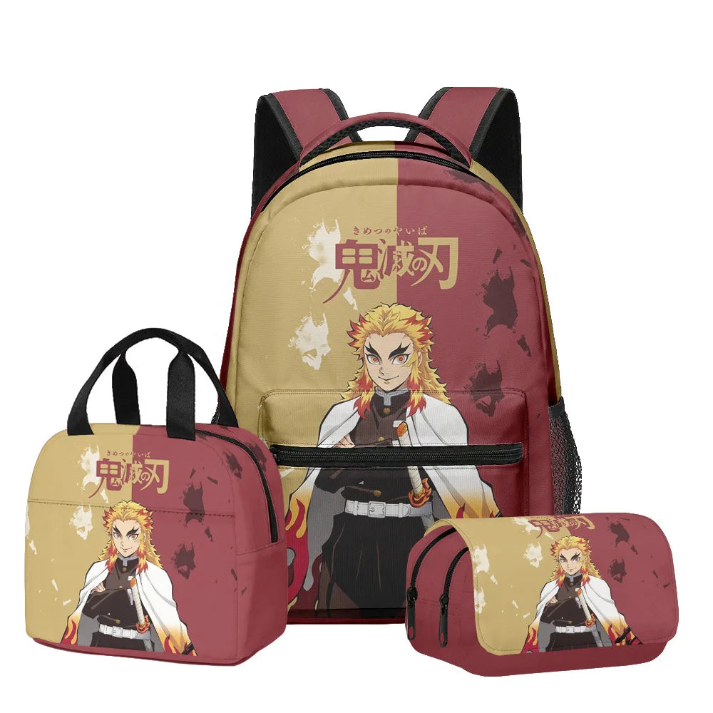 Demon Slayer Backpack Set