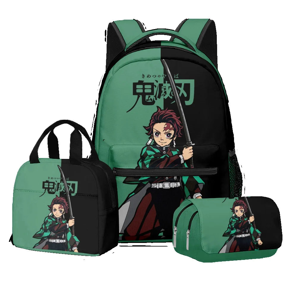 Demon Slayer Backpack Set