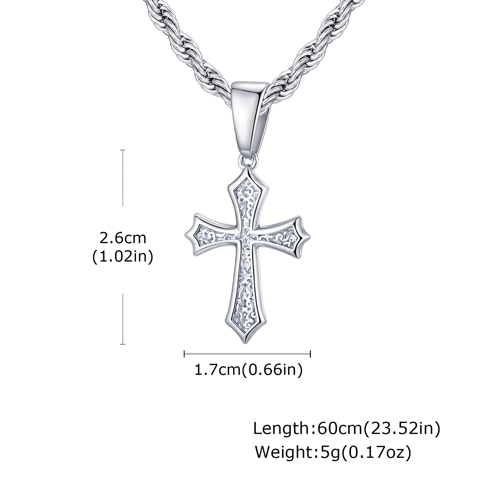 Hip Hop Cross Necklace
