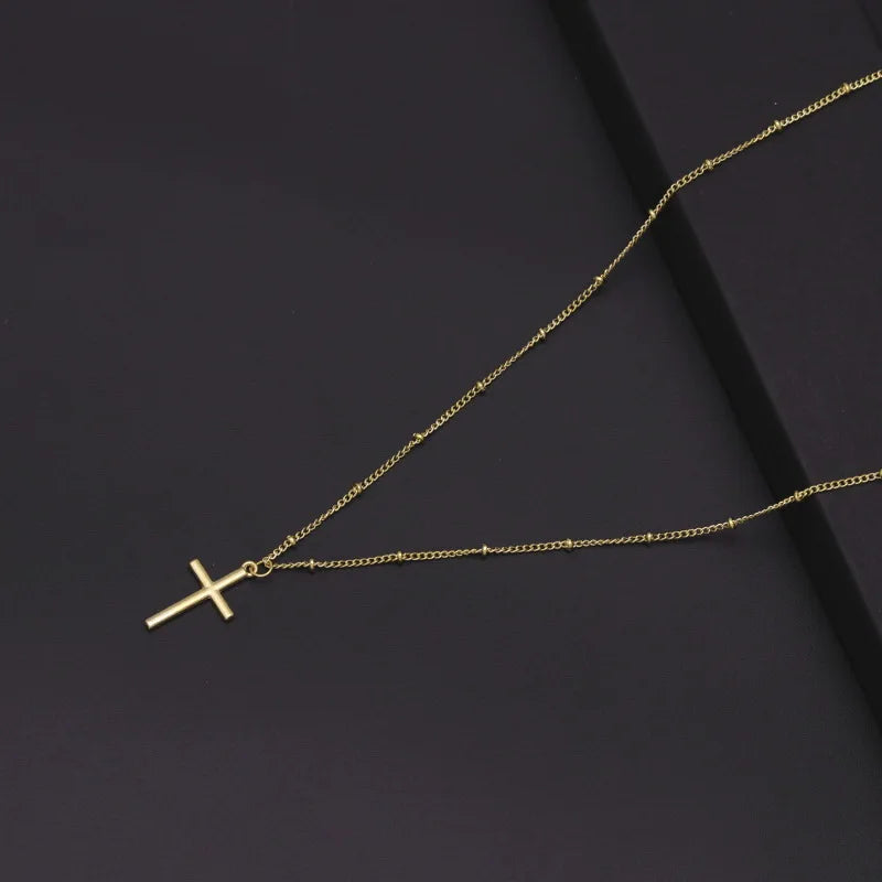 Crystal Cross Necklace